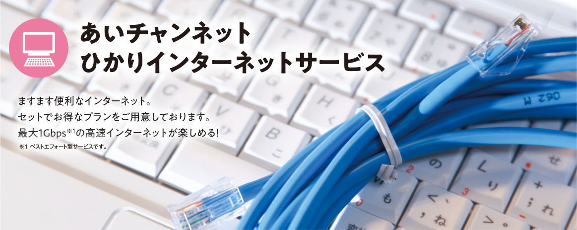 あいチャンネットひかりインターネットサービス